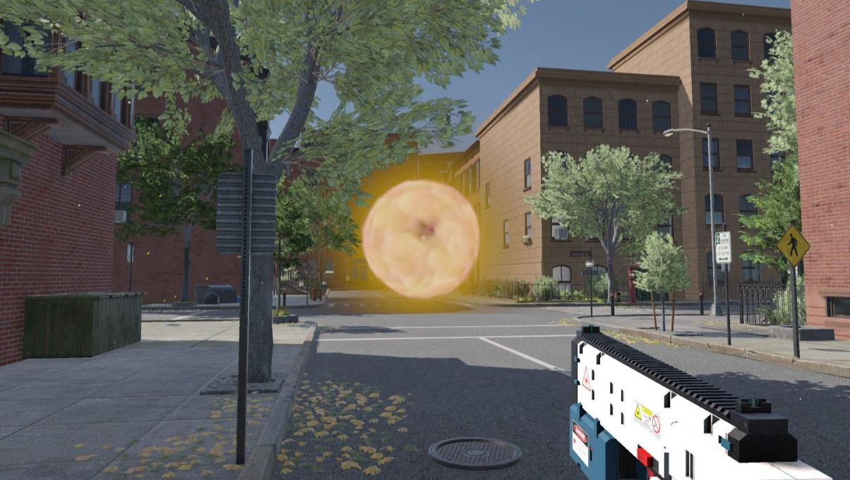 A first screenshot from Singularity Town